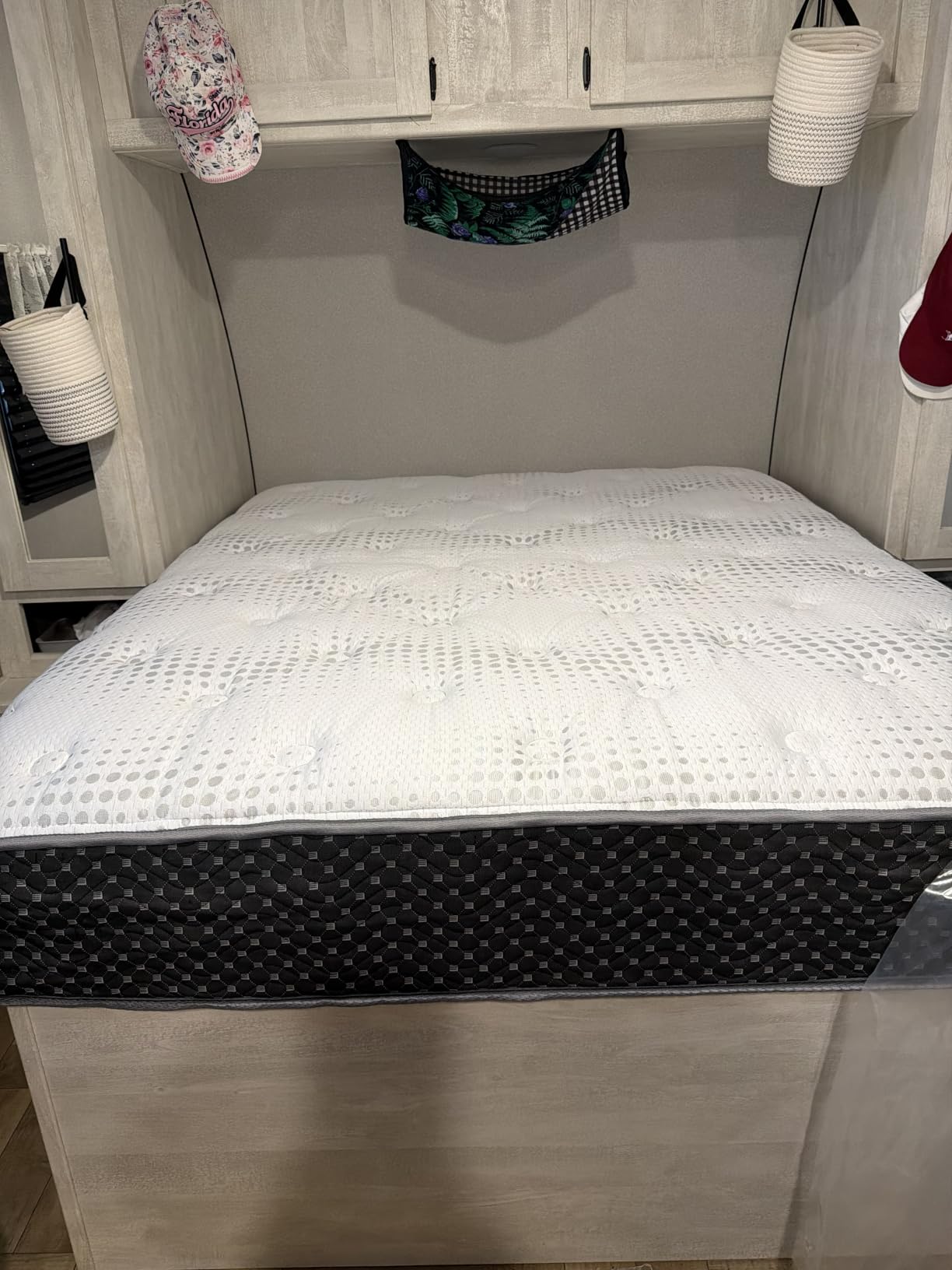 WanderRest 12 Cool Hybrid RV Mattress, Short Queen 60x74, Plush-Medium Gel Memory Foam & Pocketed Coil Bed for RV, Camper or Travel Trailer, Cooling Comfort, Made in USA customer photo 1