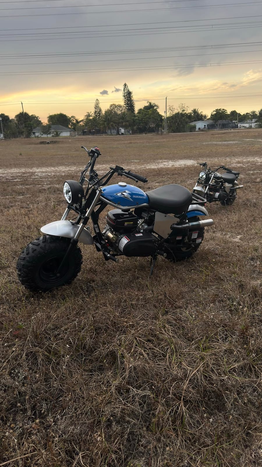 Trailmaster Hurricane 200PRO Mini Bike, All New with Front and Rear Brakes, 196cc, Electric Start & LED Headlight customer photo 2