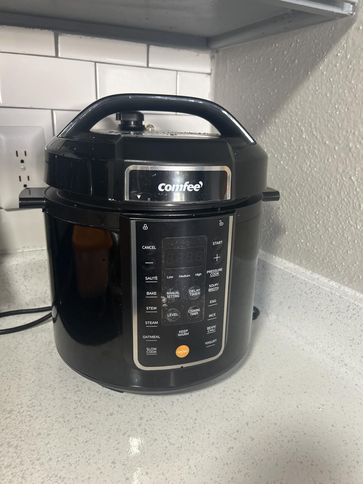 COMFEE' 12-in-1 Electric Pressure Cooker, 6 Quarts, Nonstick Pot | 6QT, 12 menus, 9 cookers in one, 24H timer, Ceramic inner pot, built in safety features customer photo 2