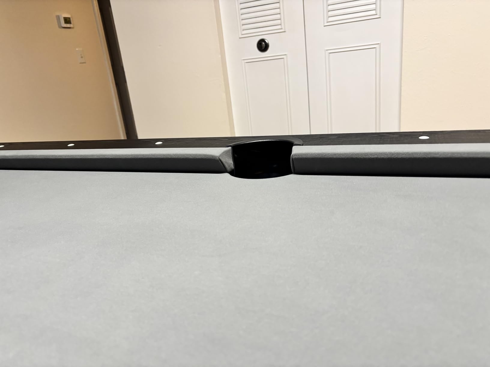 GoSports 7 and 8 ft Pool Tables with Wood Finish - Gray, Black, or Green Felt - Accessories Not Included customer photo 1