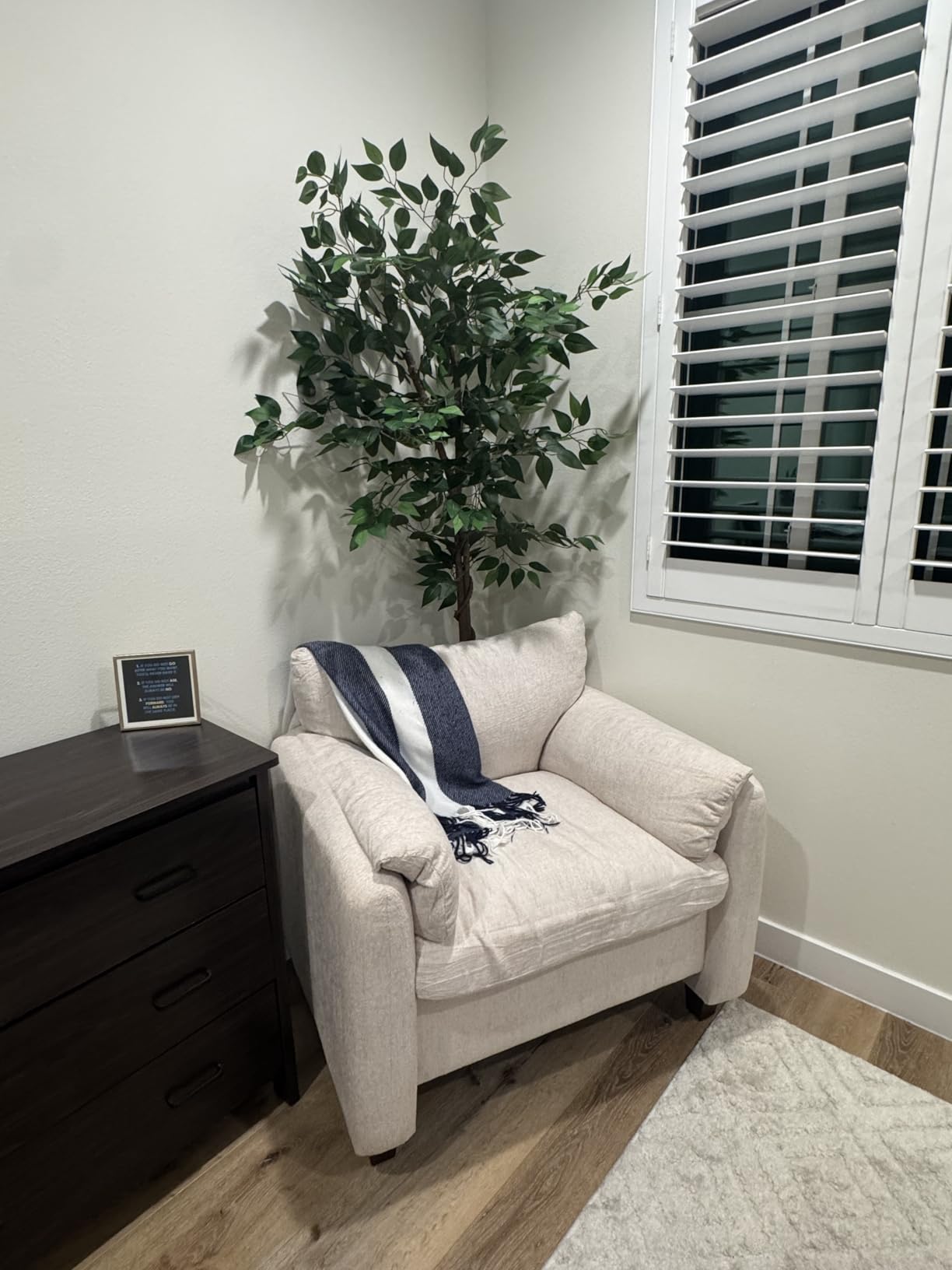 Accent Chair for Living Room, Oversized Reading Armchair, 38.6