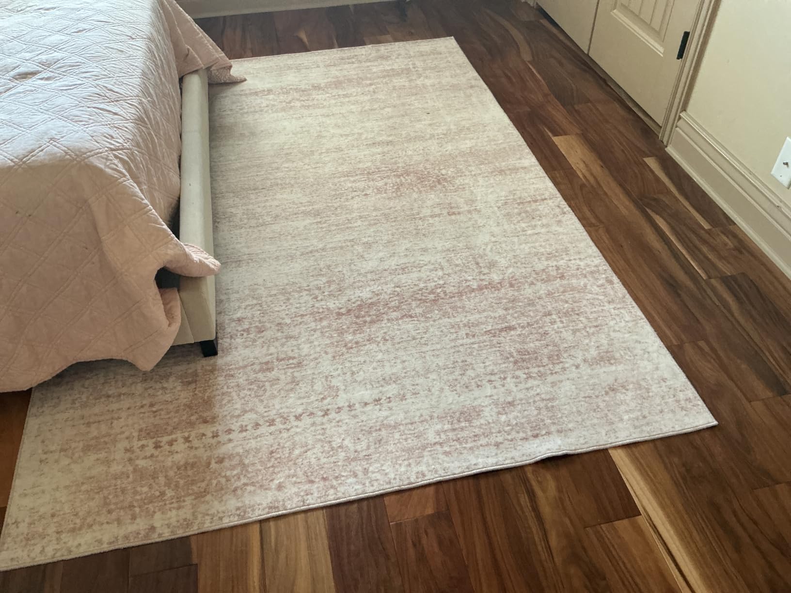 Srugn Washable Rugs 8x10 Area Rugs for Living room,Ultra Soft Faux Wool Retro Rugs for Bedroom,Dining Room,Non Slip&Non-Shedding Low Pile Vintage Print Rug Indoor Large Carpets for Home Office Decor customer photo 1