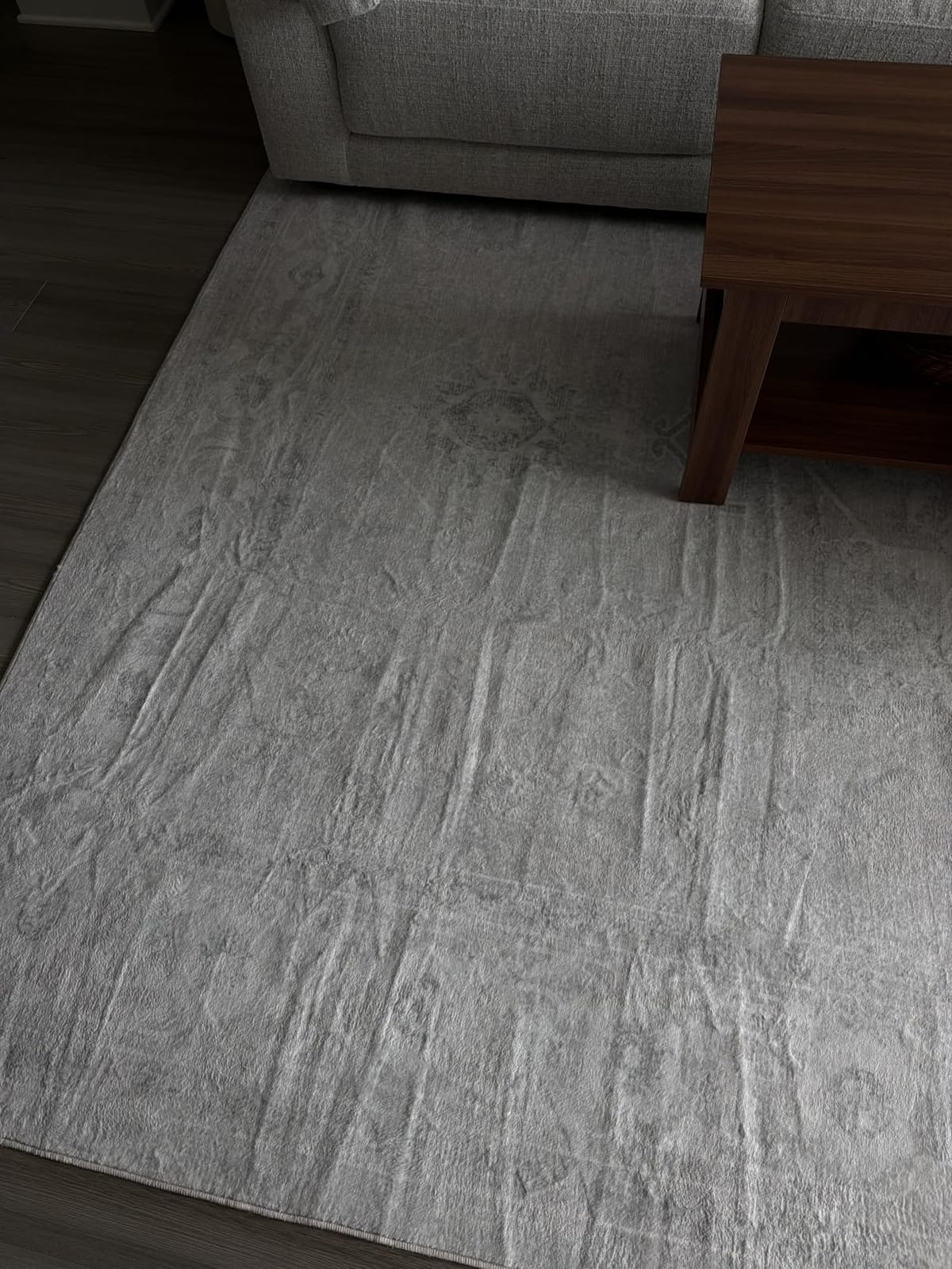 Srugn Washable Rugs 8x10 Area Rugs for Living room,Ultra Soft Faux Wool Retro Rugs for Bedroom,Dining Room,Non Slip&Non-Shedding Low Pile Vintage Print Rug Indoor Large Carpets for Home Office Decor customer photo 2