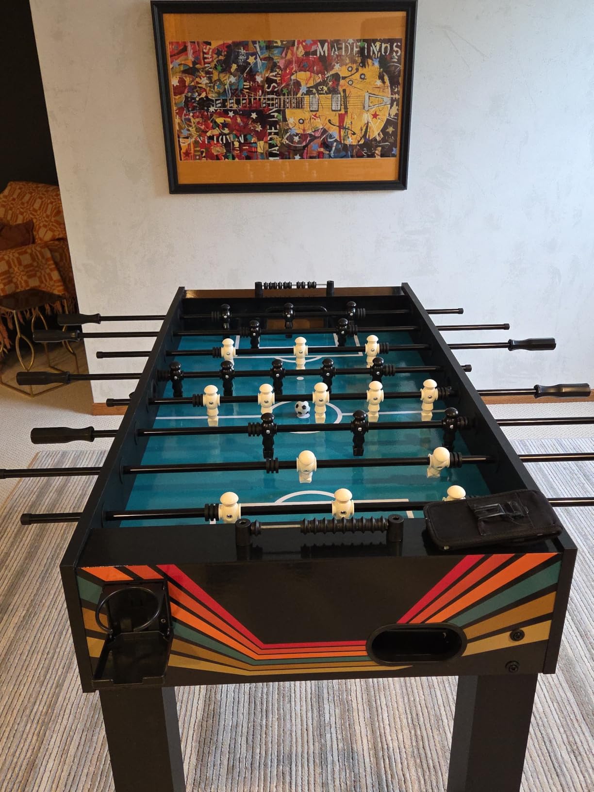Best Choice Products Full Size 54 Inch Regulation Foosball Table for Home, Game Room - Includes 2 Balls, 2 Cup Holders customer photo 1