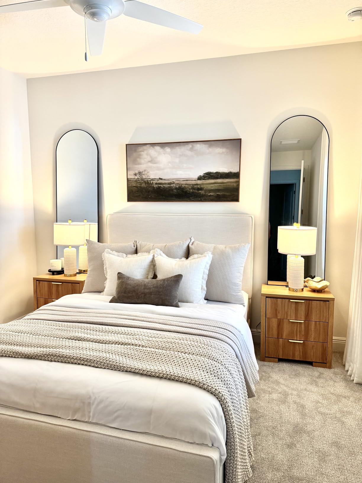 InSimSea Extra Large Framed Vintage Wall Art, Rustic Landscape, 48x24in | Wilderness Farmhouse Picture, Canvas, Long Horizontal, Bedroom Above of Bed Fireplace Living Room customer photo 1