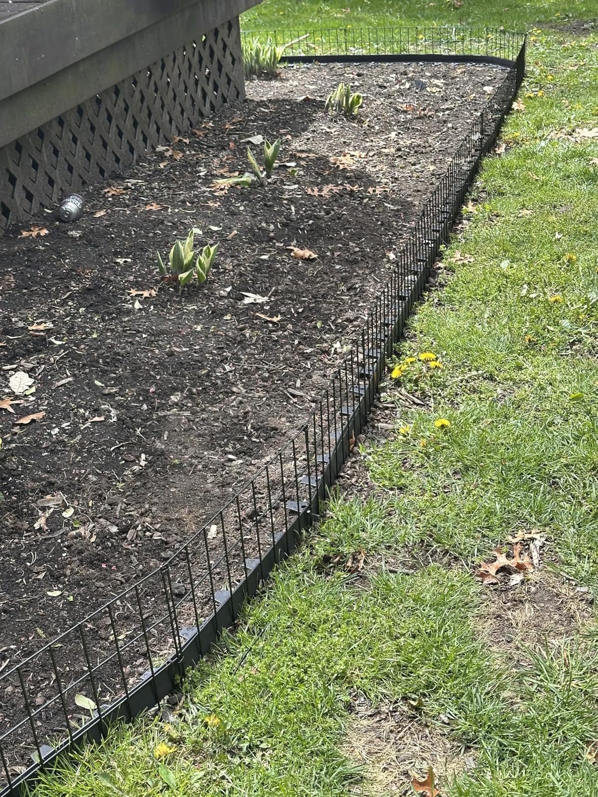42.5ft(L) x 13in(H) Animal Barrier Fence, 30 Panels No Dig Garden Fence for Dog Rabbit, Rustproof Anti Digging Barrier, Garden Edging Border Ground Defense for Outdoor, Yard, Patio customer photo 2