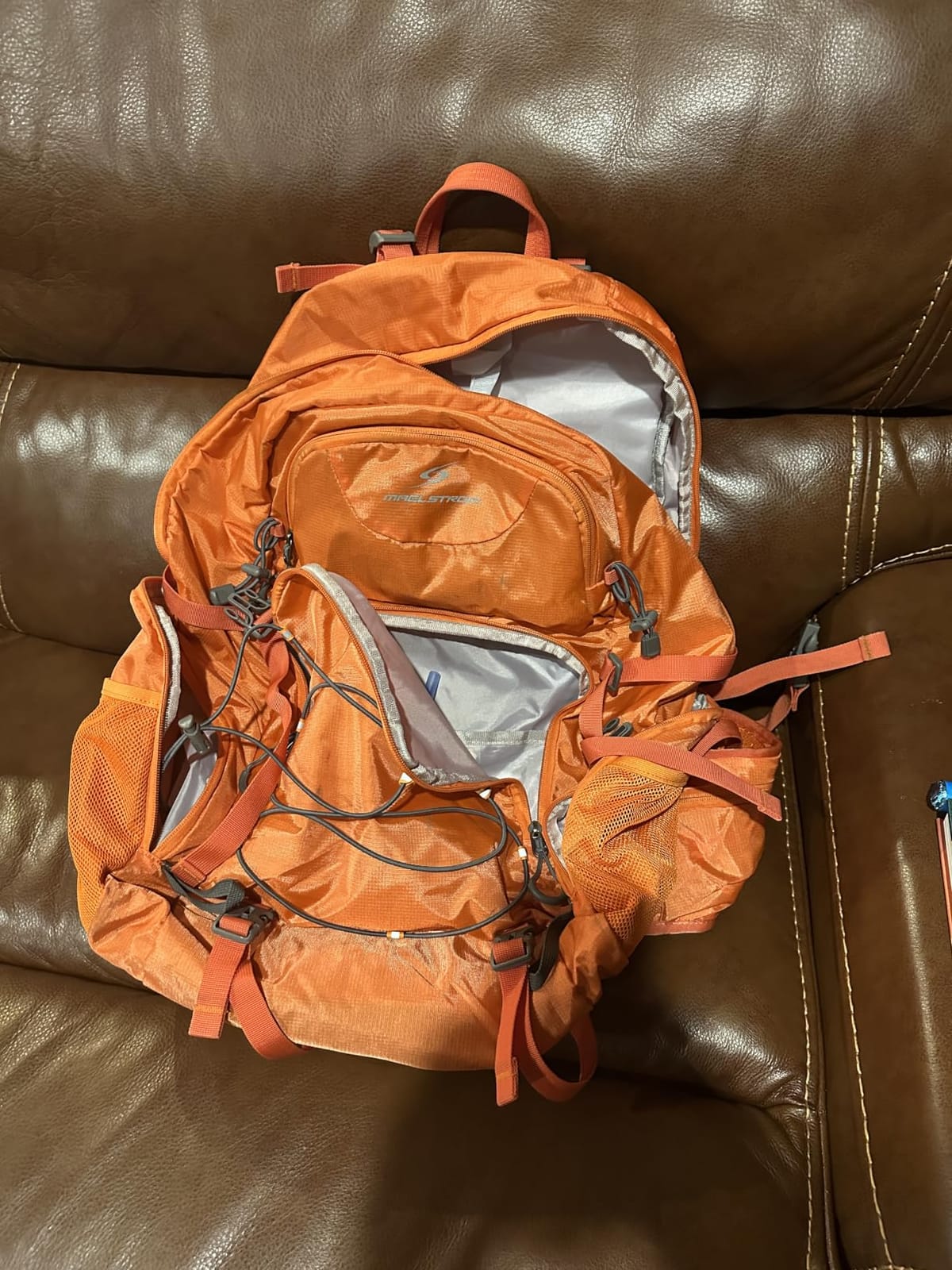 Maelstrom 40L Waterproof Hiking Backpack, Lightweight Travel Daypack | Rain Cover,Hydration-Ready, Tripod Straps, Load Compression, Survival Whistle, Perfect For Men, Women,Camping,Travel customer photo 2