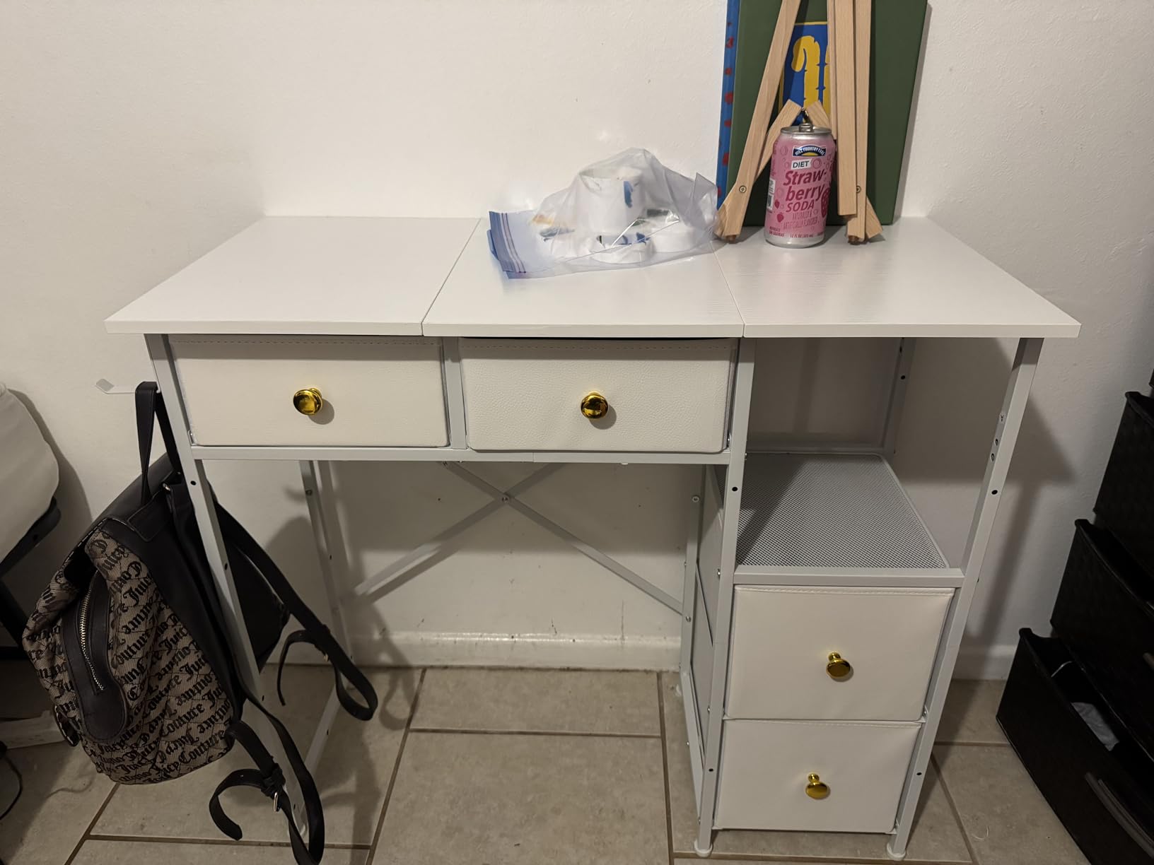 3IngSeagulls White Vanity Desk Without Mirror customer photo 1