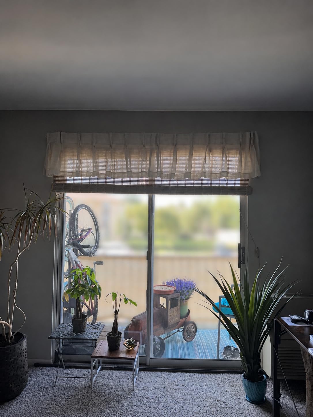 BAYUE Bamboo Blinds for Interior Windows, Roll Up Light Filtering, 23x48 in | Bamboo Shades for Indoor Windows with Install hardware for bedrooms, living rooms, dining areas, home offices, and sunrooms customer photo 2