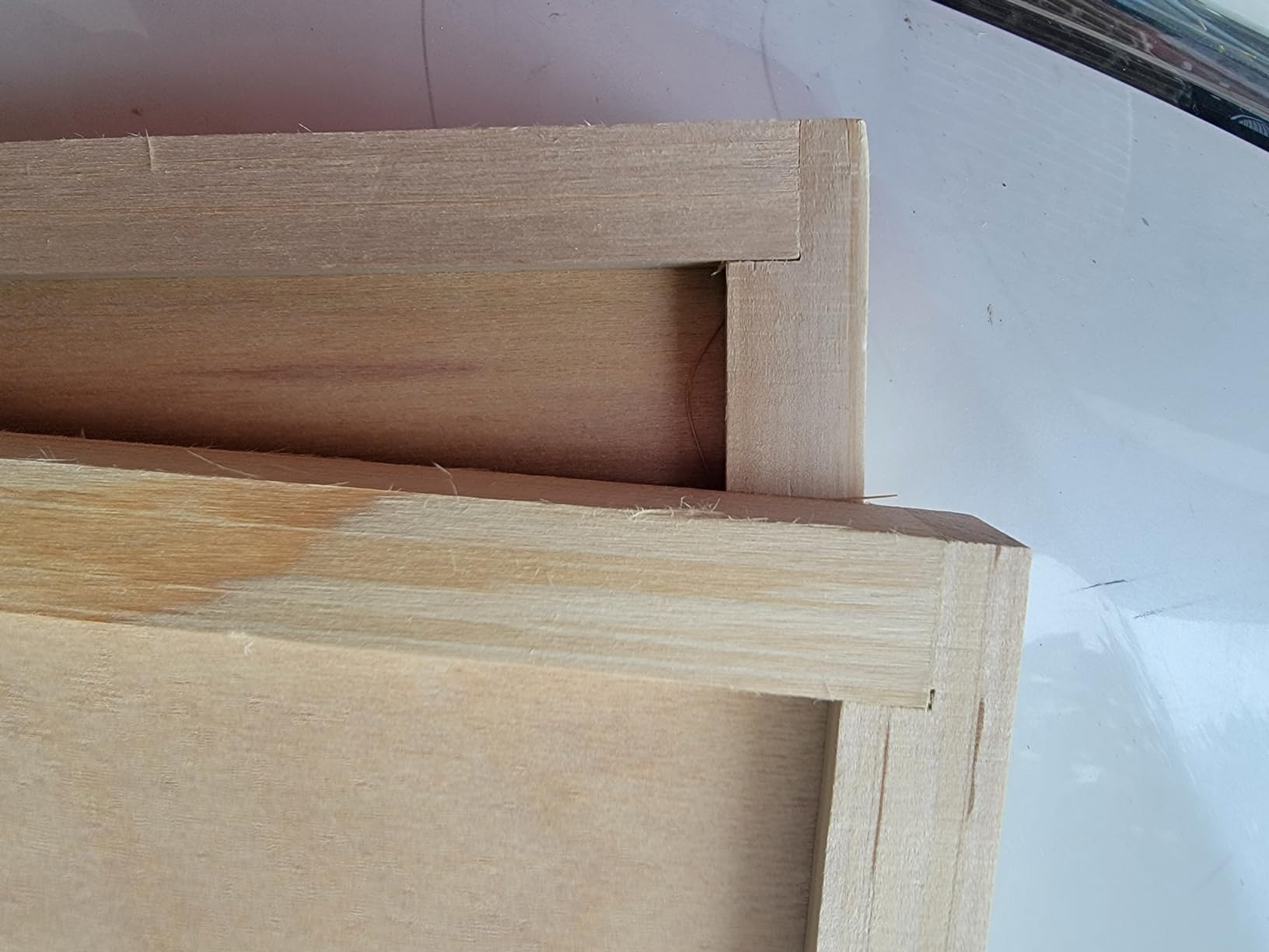 DoubleFill 4 Pcs Beehive Inner Cover for 10 Frame Hive Box Cover with Feeding Hole Beehive Insulation Ventilation Inner Cover for Beekeeping Tool customer photo 2