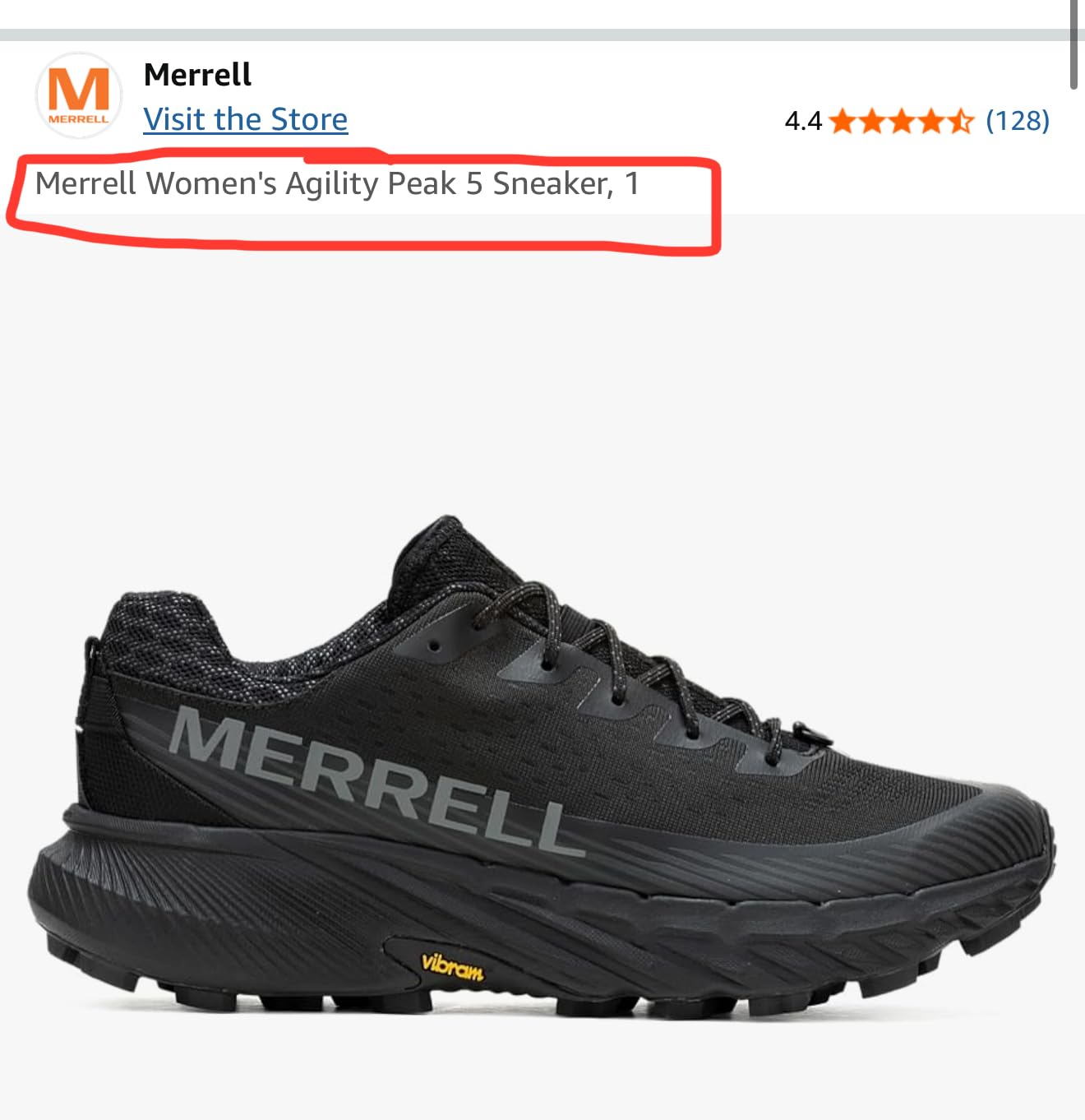 Merrell Men's Agility Peak 5 customer photo 2