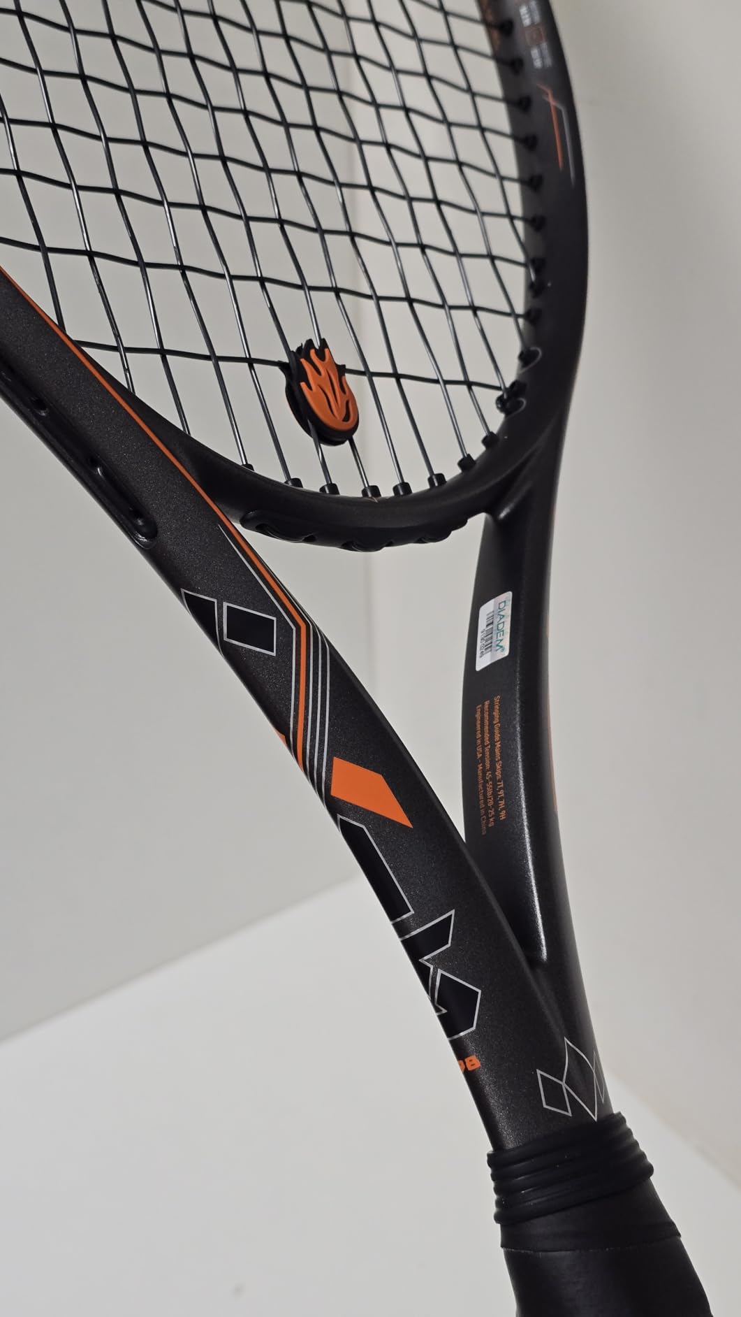 Diadem Axis 98 Tennis Racket | 16x20 String Pattern, FS3 Stabilization, Kraibon Vibration Dampening, Precision Strike Zone for Unrivaled Spin & Control customer photo 1