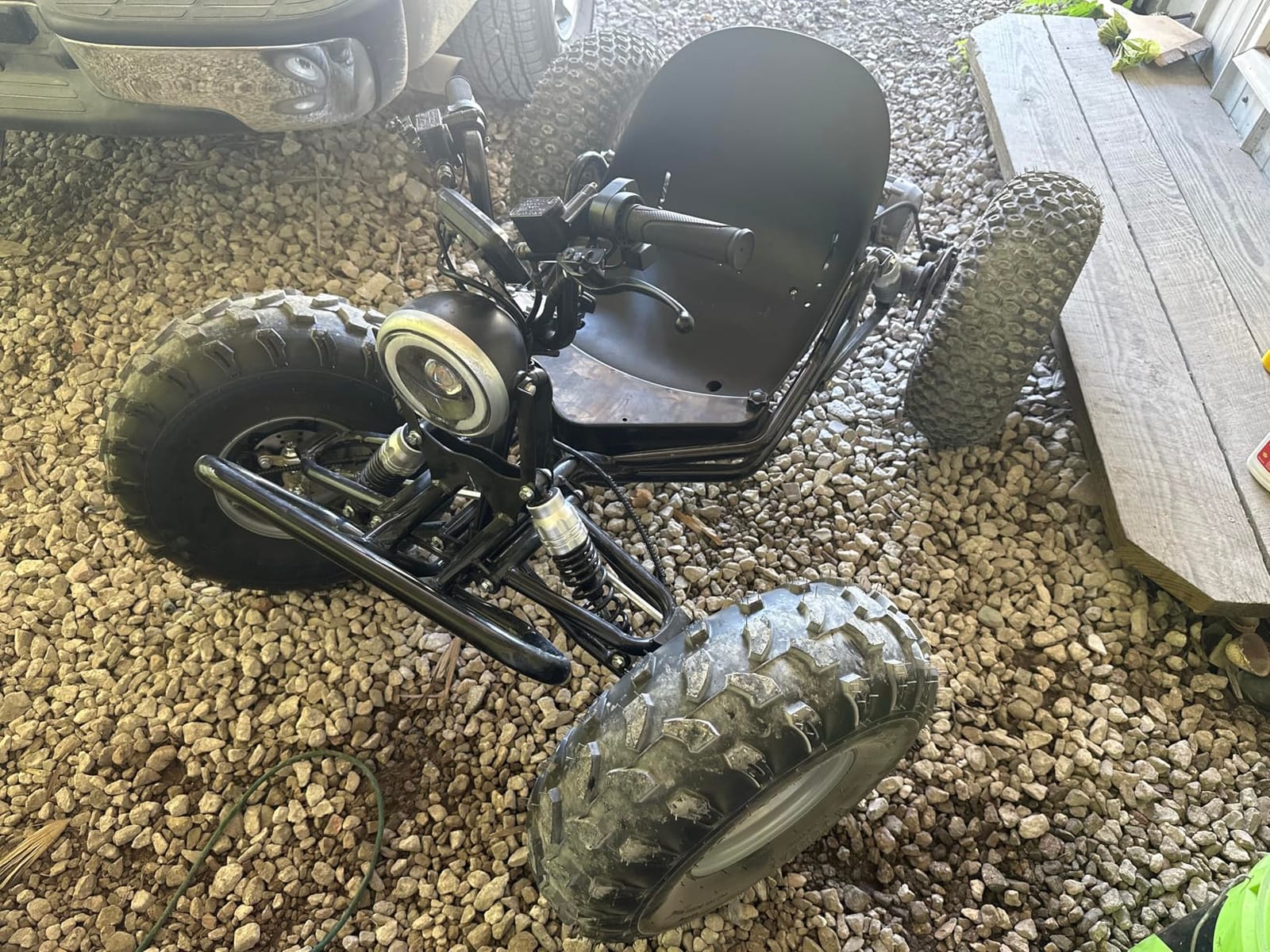 Zyliathor 48V Electric Go Kart for Adults & Teens, 20Ah Battery, 4000W Peak | 30-Mile Range, Speed Control, Shaft Drive Differential, Hydraulic Brake, LED Light, All-Terrain Tires for Outdoor Fun (Black) customer photo 1