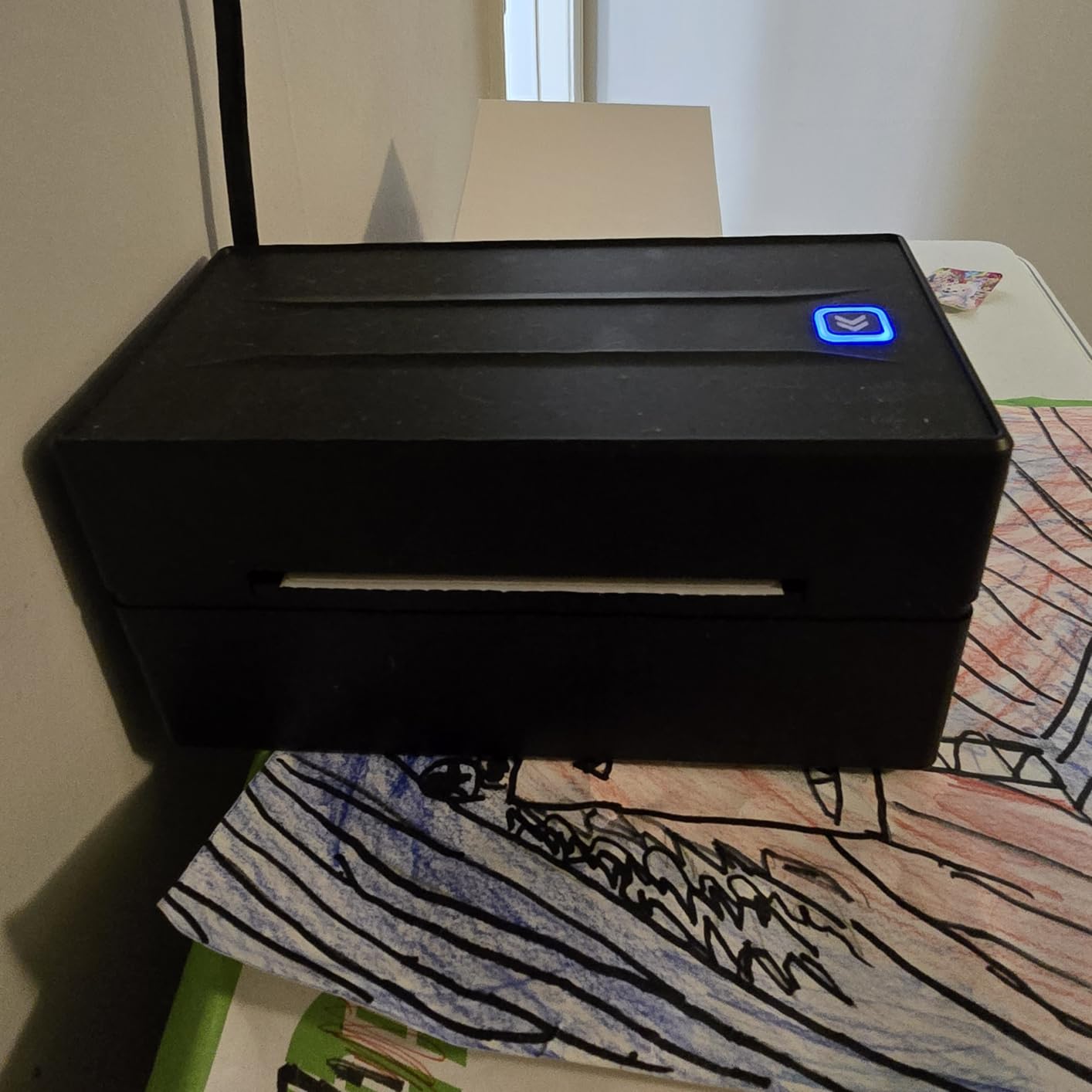 Thermal Shipping Label Printer 4x6 Bluetooth Label Maker for Small Business | Wireless Mailing Shipping Printer for USPS UPS Amazon Shopify Etsy - Compatible with iPhone Android Windows & Mac (Black) customer photo 1