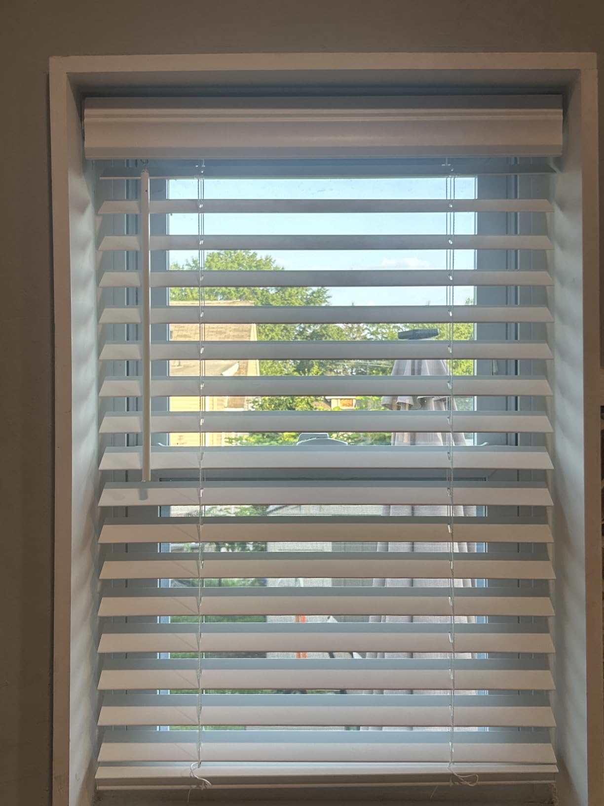 Cordless Faux Wood Blinds 27