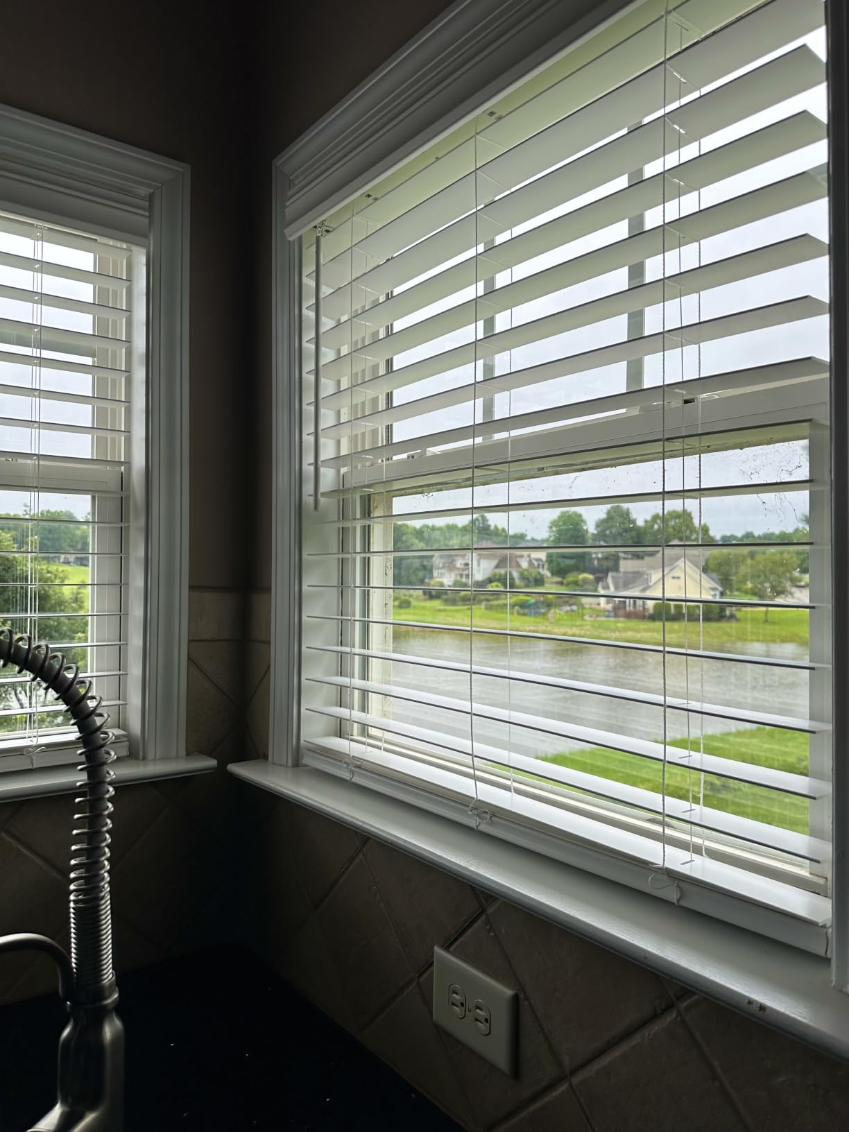 Cordless Faux Wood Blinds 27