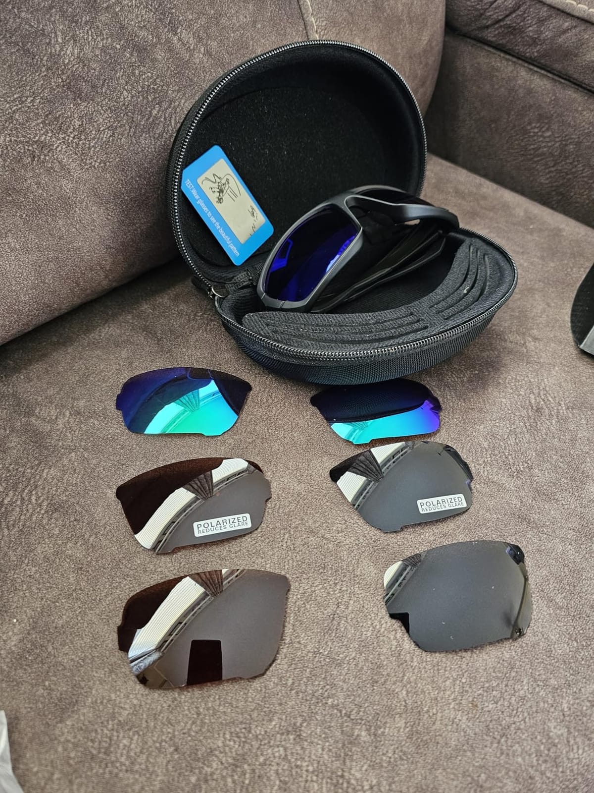 Fishing Glasses Pro Kit | Polarized Sunglasses with 4 Lenses, TR-90 Frame, Eye Protection for Offshore & Shallow Water customer photo 2