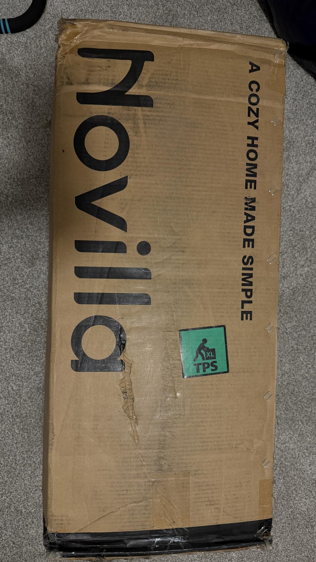 Novilla 14 Inch King Size Memory Foam Mattress in a Box, Pressure Relieving & Plush Comfort, Bliss, Grey customer photo 2