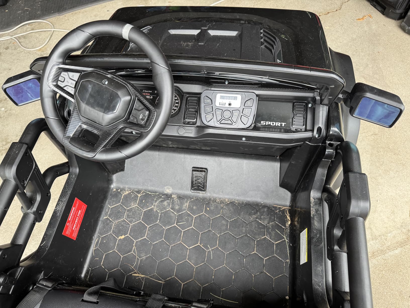 Best Choice Products Kids 24V 2-Seater Electric Ride On Car Truck w/ 132lb Weight Capacity, Parent Control, Bluetooth, LED Lights - Red customer photo 1