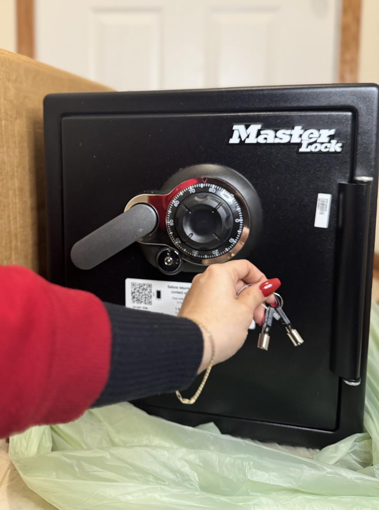Master Lock Black Steel Fireproof and Waterproof Safe with Digital Keypad, 2.0 cu-ft, STW205GYC customer photo 1