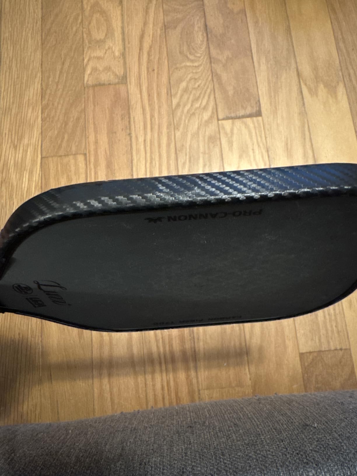 Luzz Pickleball Paddle Cannon Thermoformed T700 Carbon Fiber Honeycomb Core | Thermoformed Advanced T700 Raw Carbon Fiber Friction Surface & Honeycomb Core, Power Increase Large Sweet Spot 16mm Cannon customer photo 1