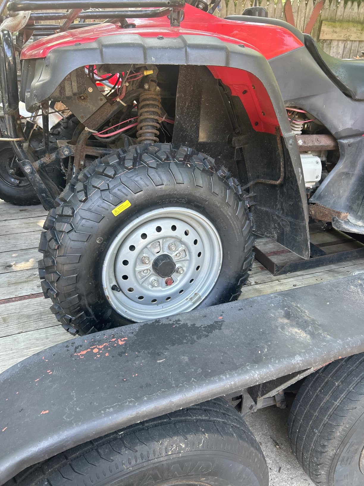 MaxAuto Set of 4 UTV ATV Tires 25x8-12 Front & 25X10-12 Rear Tire, 6PR Tubeless, All Terrain Tire, Sport Mud-Tires, Off Road Tire, 4 Pack customer photo 2