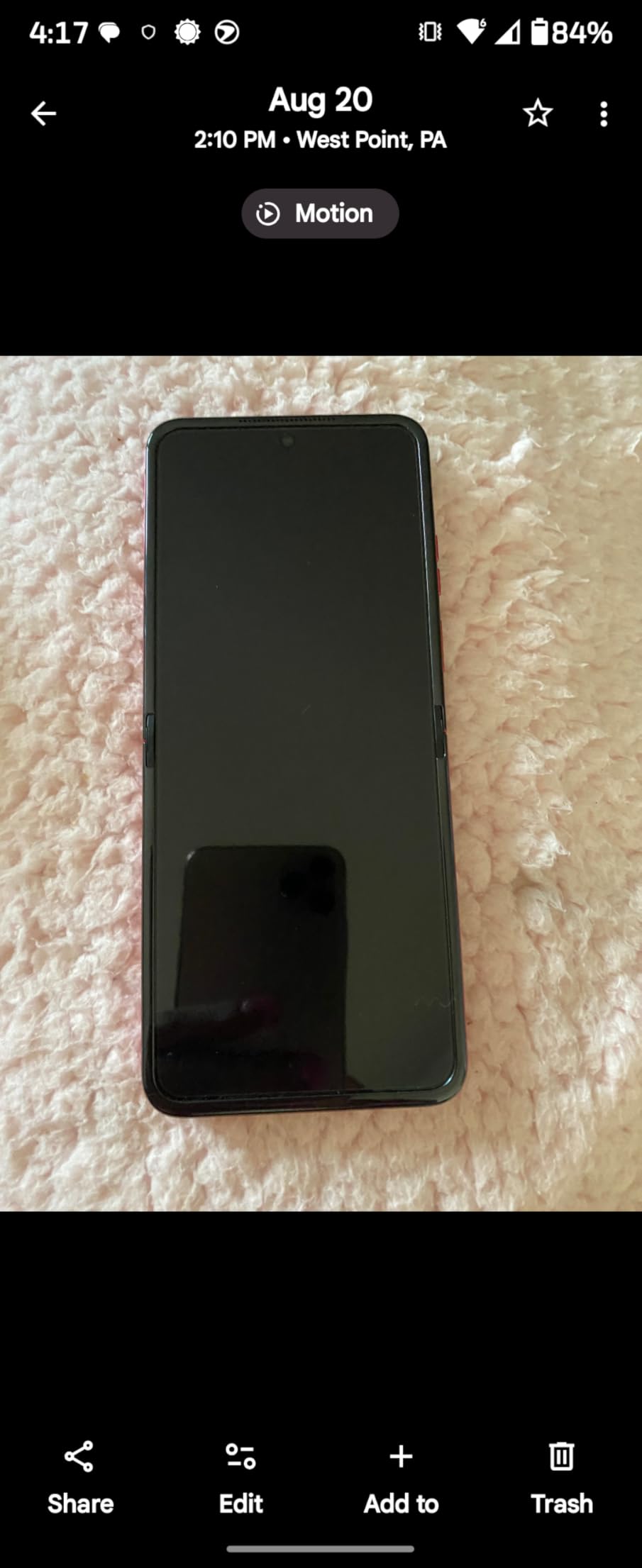Motorola Razr+ 2025 Unlocked, 12/256GB, 50MP Camera, Pantone Mocha Mousse customer photo 1
