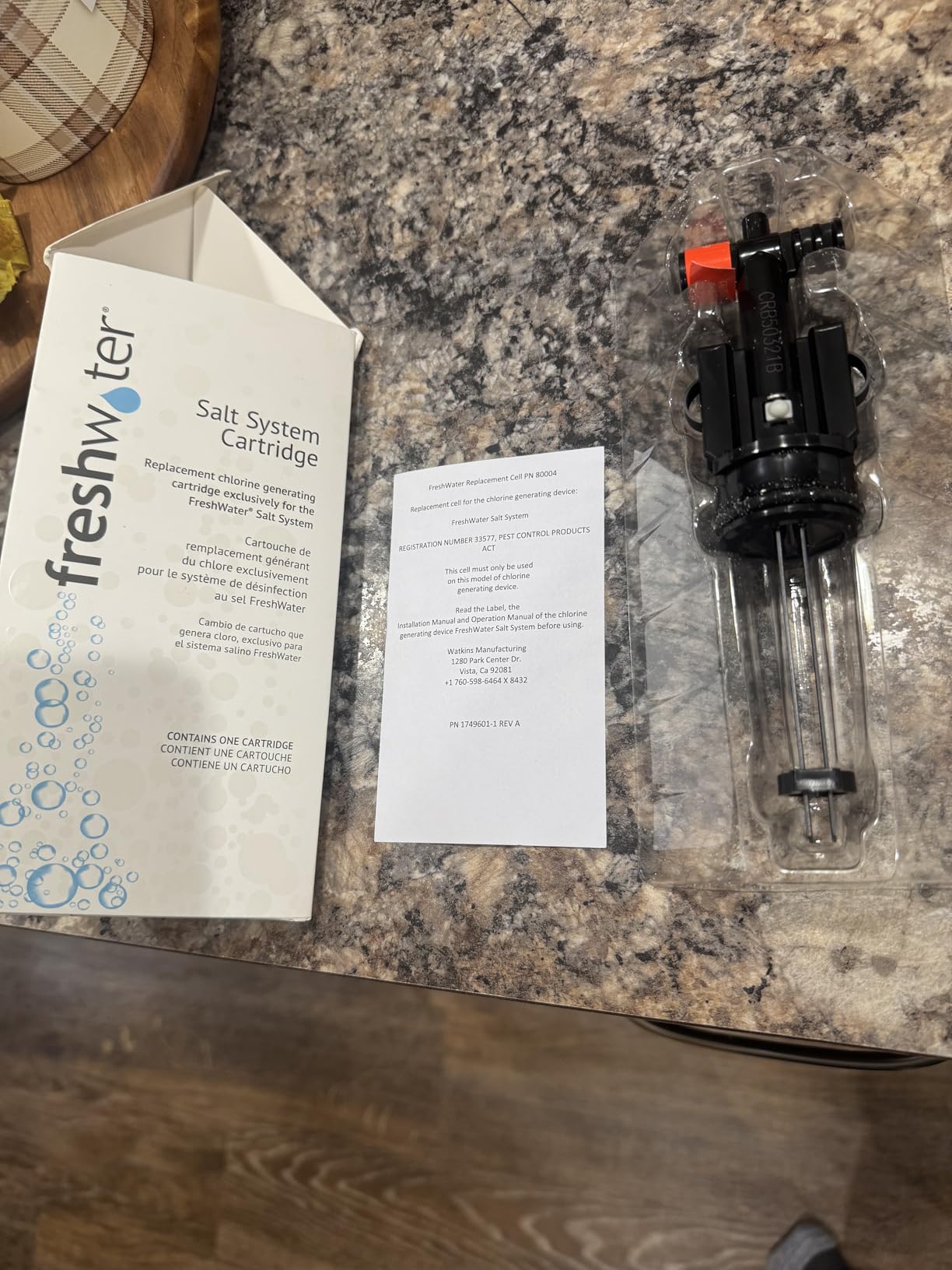 FreshWater Salt System Cartridge - Water Treatment Replacement Cartridge for Spas & Hot Tubs - Easy Maintenance - Supports Natural-Feeling Water to Help Prevent Dry Eyes & Itchy Skin (3 Pack) customer photo 1
