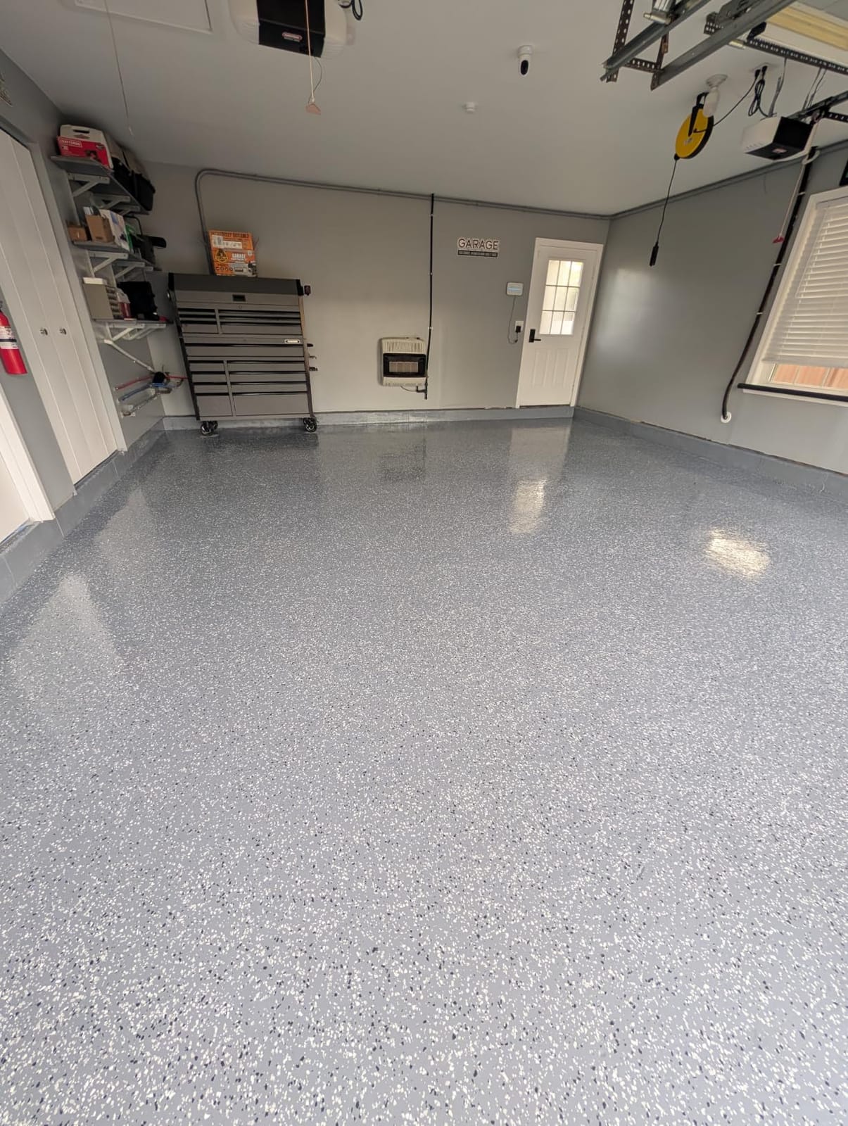 Gorilla Epoxy Garage Floor Coating Kit, 12 Pieces, 550 sq. ft. Coverage, High Gloss Gray, 100% Solids, Superior Adhesion, Incredibly Durable customer photo 1