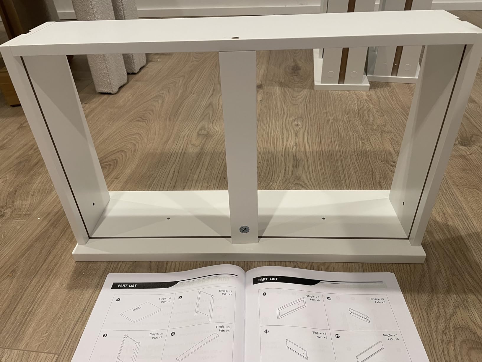 Huuger Paint Night Stand with Charger Station and USB-C Port, 3 Drawer Nightstands Set of 2, Larger Wider Bedside Table, Modern End Table, for Bedroom, White Nightstand customer photo 1
