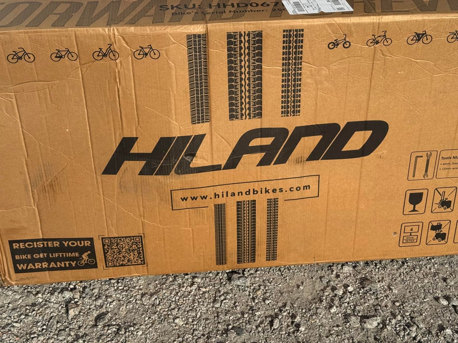 HILAND 26 Inch Womens Mountain Bike, Step-Through Frame, 18 Speeds, Suspension Fork MTB, Bicycle for Women Men Adult customer photo 1