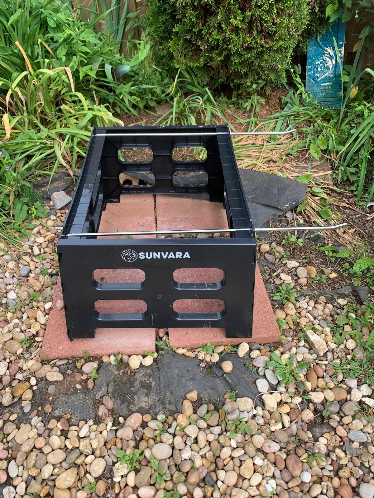 SunVara Bee Hive Stand 10 Frame for Beekeeper Hive Stands Beehive Stand Bee Keeper Hive Stand Beekeeping Frame Rest Ideal for Beehive Support Hive Stands for 10 Frame Hives customer photo 2