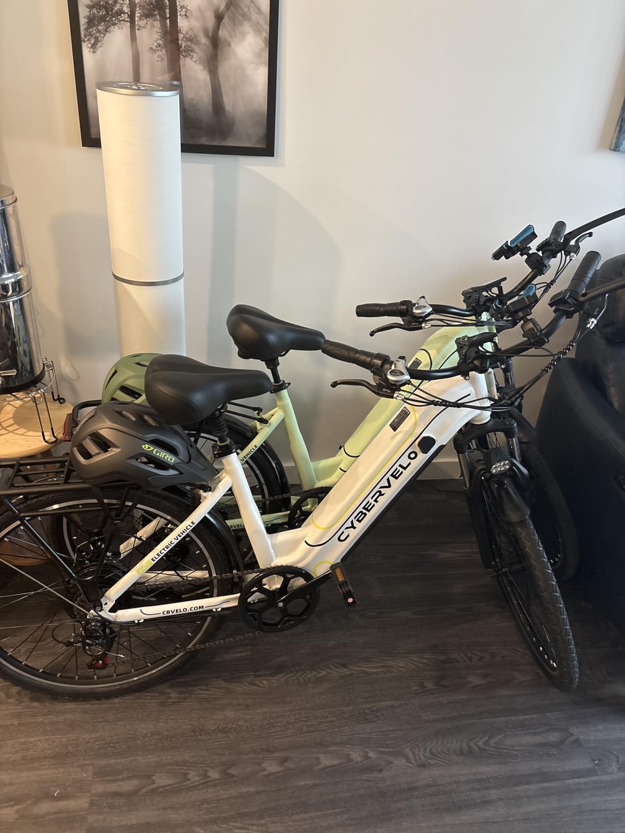 Cybervelo 1000W Peak Electric Bike for Adults, Up 80 Miles Removable Battery Ebike, 26