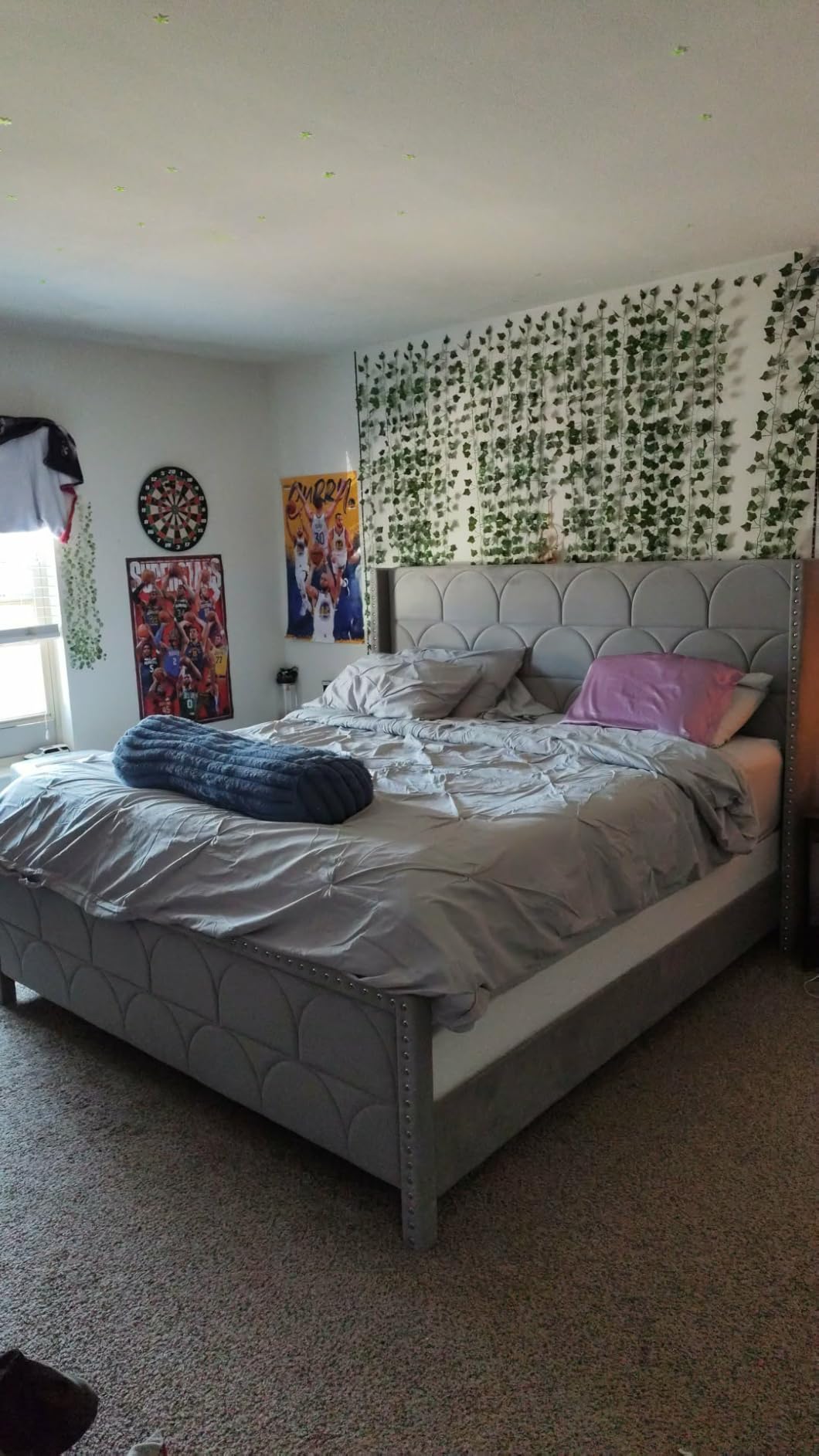OHOHOLIVE King Size Bed Frame with 56
