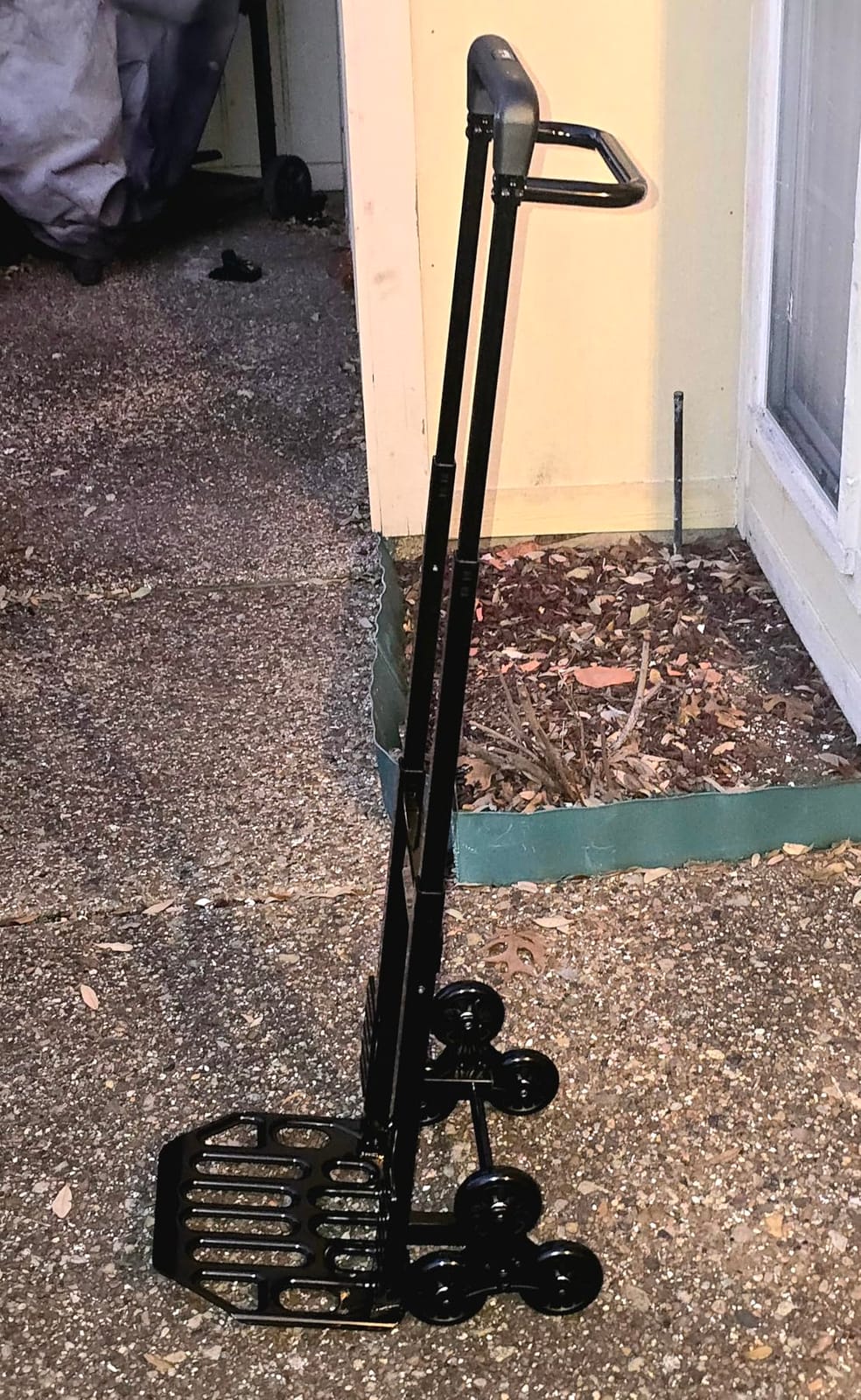 KEDSUM 460 LBS Stair Climbing Dolly, Folding Dolly Cart with Wheels for Stairs, Telescoping Handle & 100% Thickened Steel Stair Climbing Cart for Warehouses, Homes, and Offices, Height 49.2 inch customer photo 2