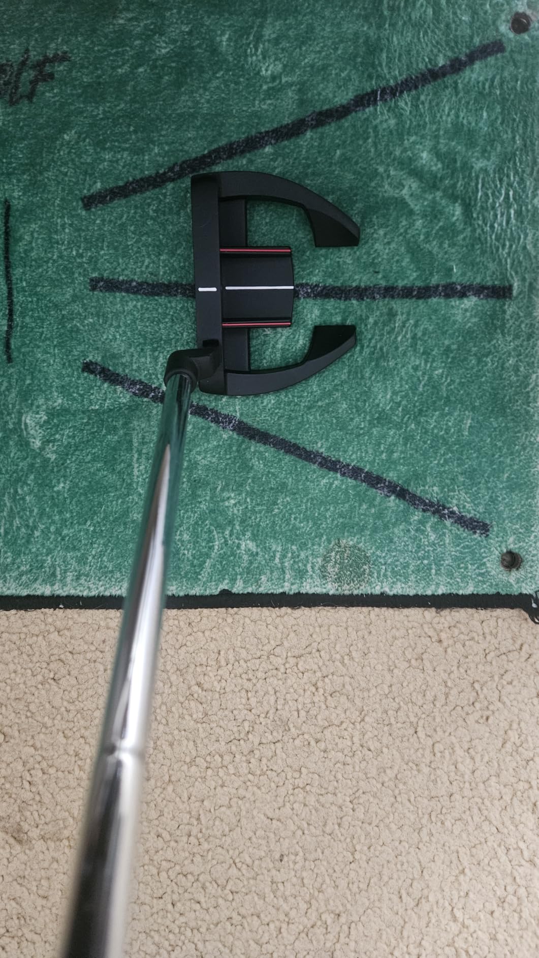 PGM Golf Putter for Men & Women - Anti-Twist Mallet Design with Alignment Guide & Stepped Shaft - Low Center of Gravity for Smooth, Accurate Putts - Right & Left Handed customer photo 2