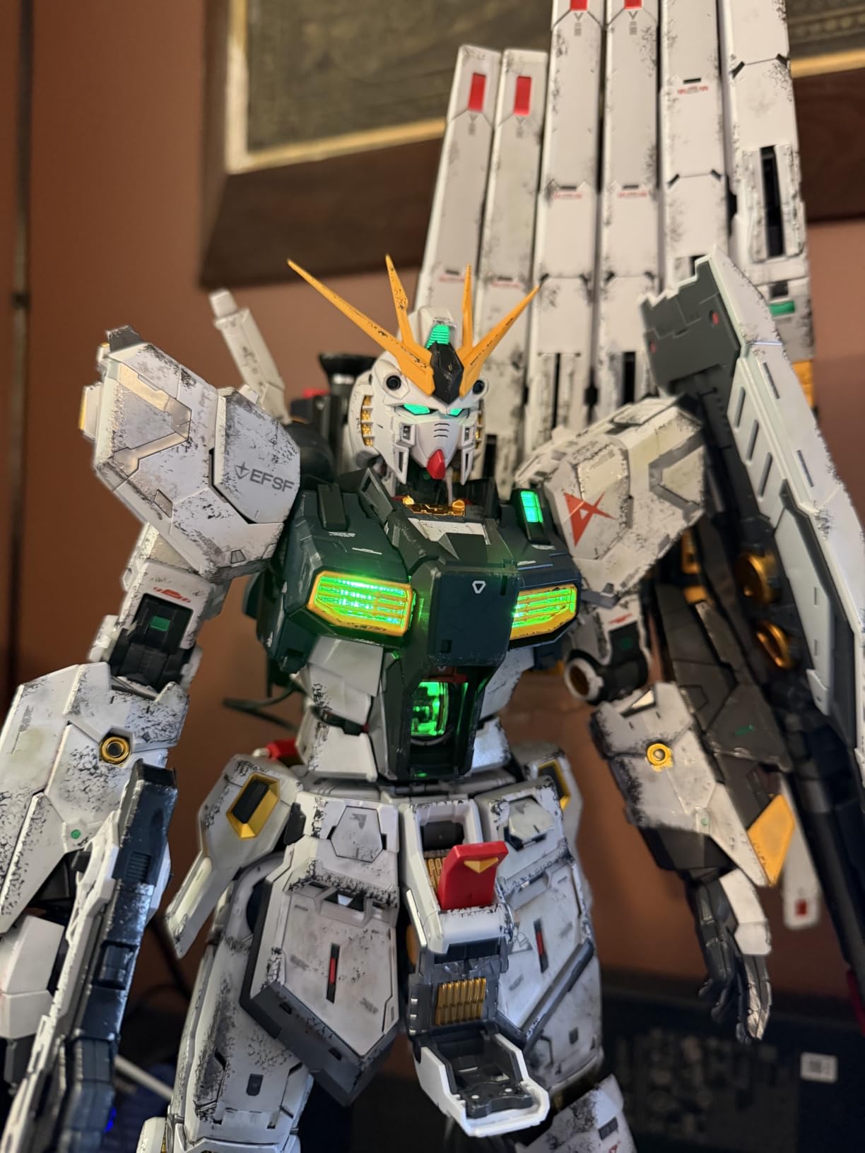 Bandai Hobby - Mobile Suit Gundam: Char's Counterattack - Nu Gundam PG Unleashed 1/60 Model Kit customer photo 1