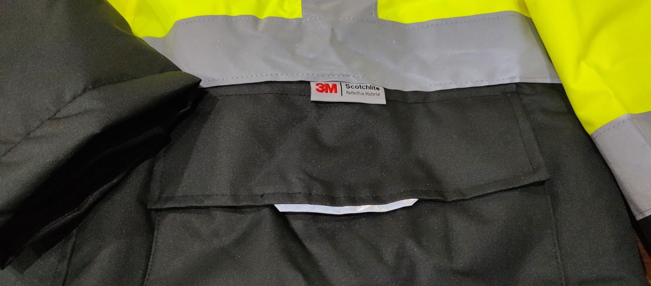 Heated Safety Hi-Vis Parka Jacket for Men, with 7 Heating Zones, Class 3, Waterproof, 12V 15000mAh Battery customer photo 1
