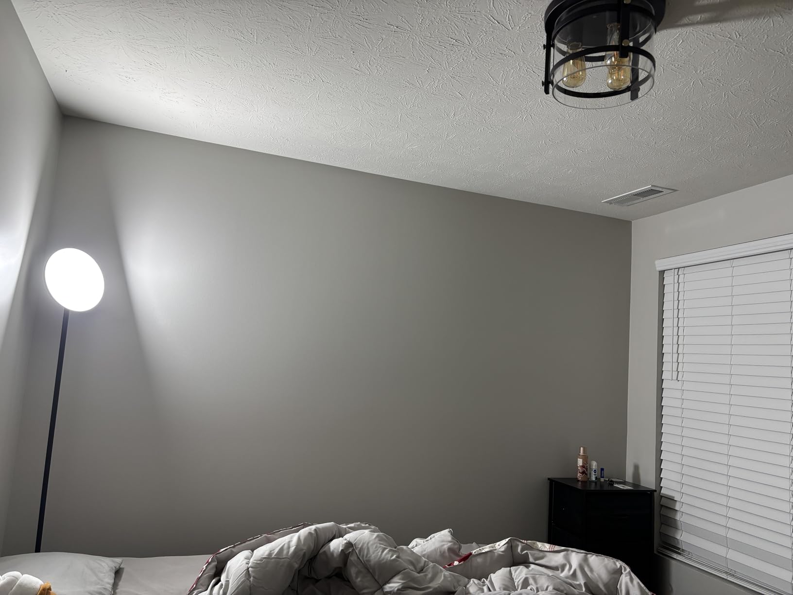 JOOFO LED Torchiere Floor Lamp with Remote, Stepless Dimmable Standing Lamp | Super bright uplight fills ceilings and dark corners for living rooms, bedrooms, home offices, reading nooks and apartments customer photo 1