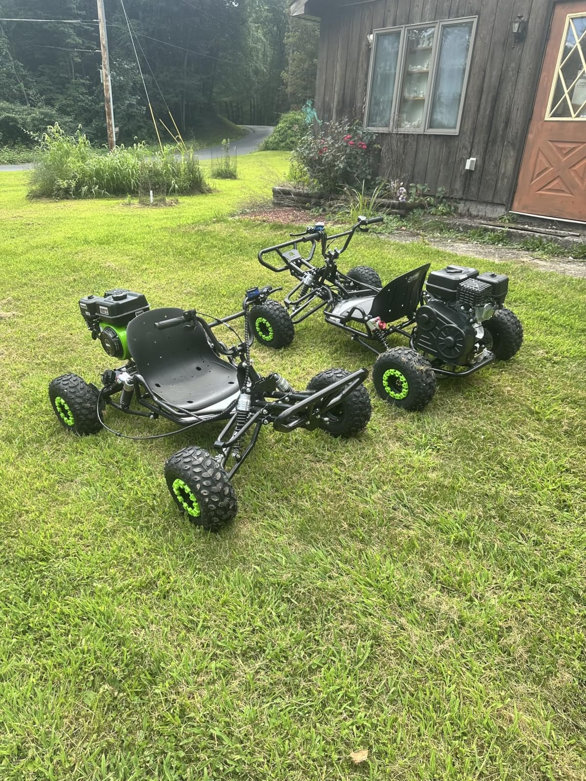 Zyliathor 212cc Gas Off-Road Go Kart for Adults & Teens (Black) | CVT Automatic, 420 Chain RWD, 35 MPH, 4-Wheel Suspension, Rear Hydraulic Brake, AT145/70-6 Tires customer photo 1