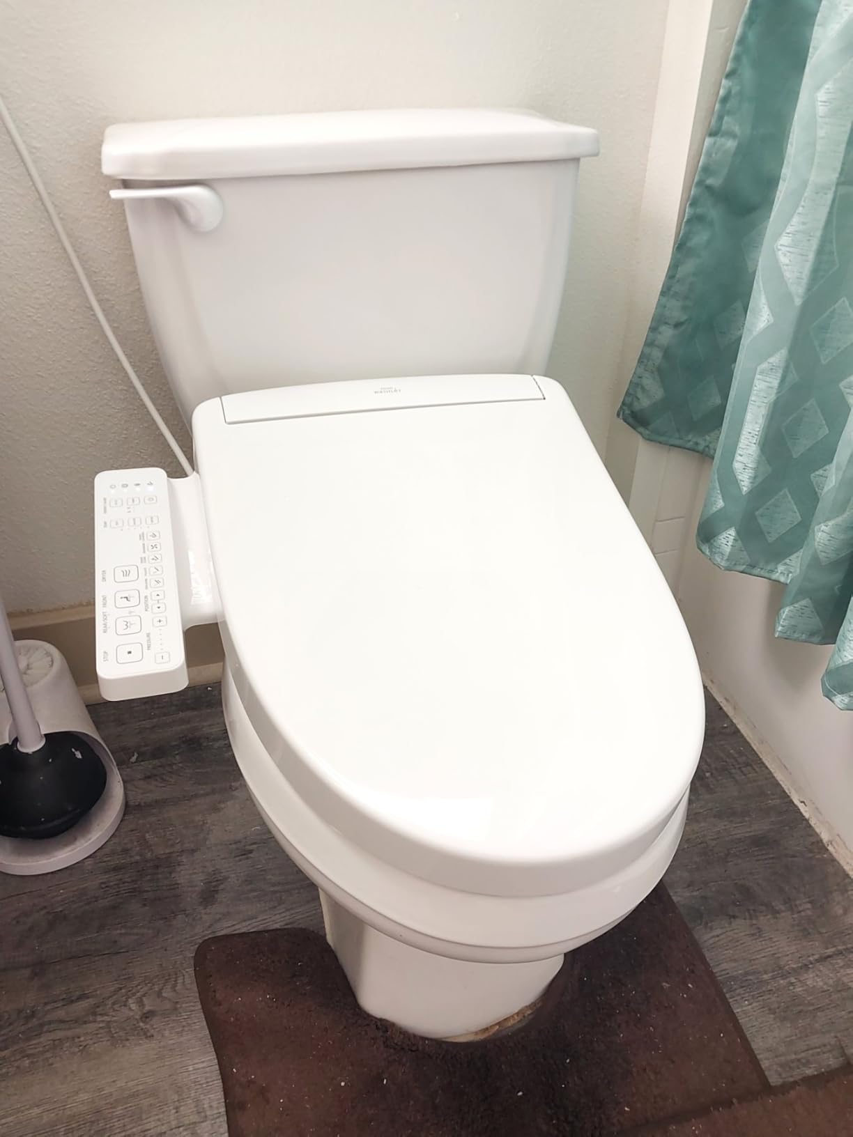 TOTO WASHLET S2 Electronic Bidet Toilet Seat with Instantaneous Water Heating, PREMIST and EWATER+ Wand Cleaning, Elongated, Cotton White - SW3346#01 customer photo 2