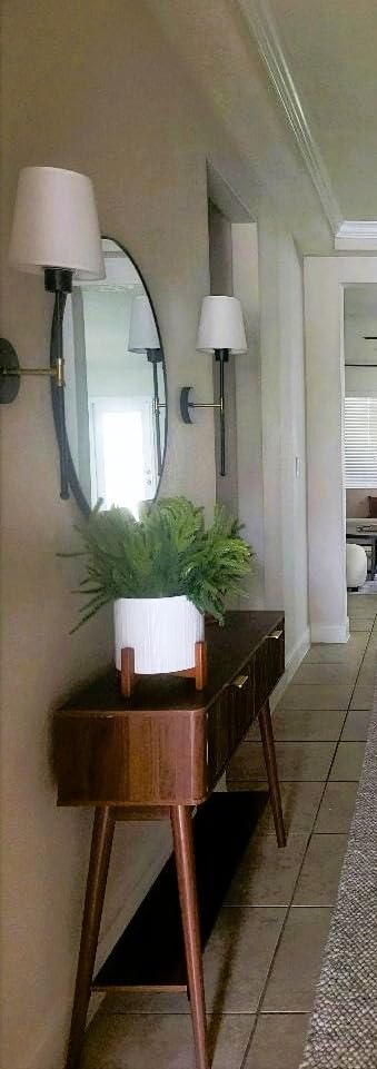 Round Mirror 30 inch, Circle Black Mirror, Matte Black Metal Frame | Large Circular Wall Mounted Mirrors for Bathroom, Bedroom, Entryway, Living Room, Hallway, Over Sink,Vanity,Wall Decor,Rustic customer photo 1