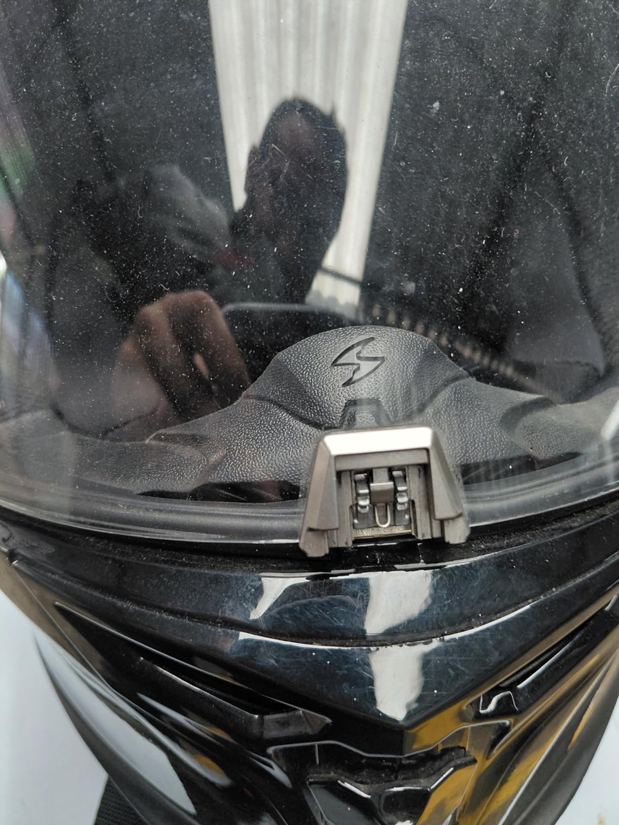ScorpionEXO T520 Full Face Touring Motorcycle Helmet with Bluetooth Ready Speaker Pockets DOT ECE Approved Nama-Shimi (Black/Gold - X-Large) customer photo 1