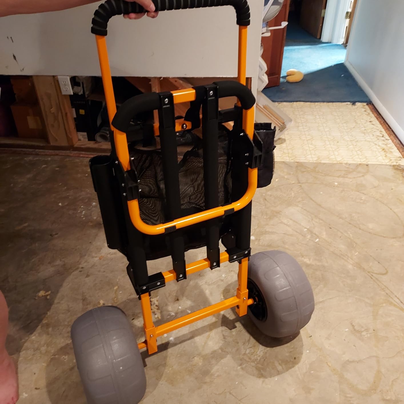 Beach Trolley Cart with 12inch Balloon Wheels for Sand All Terrain customer photo 1