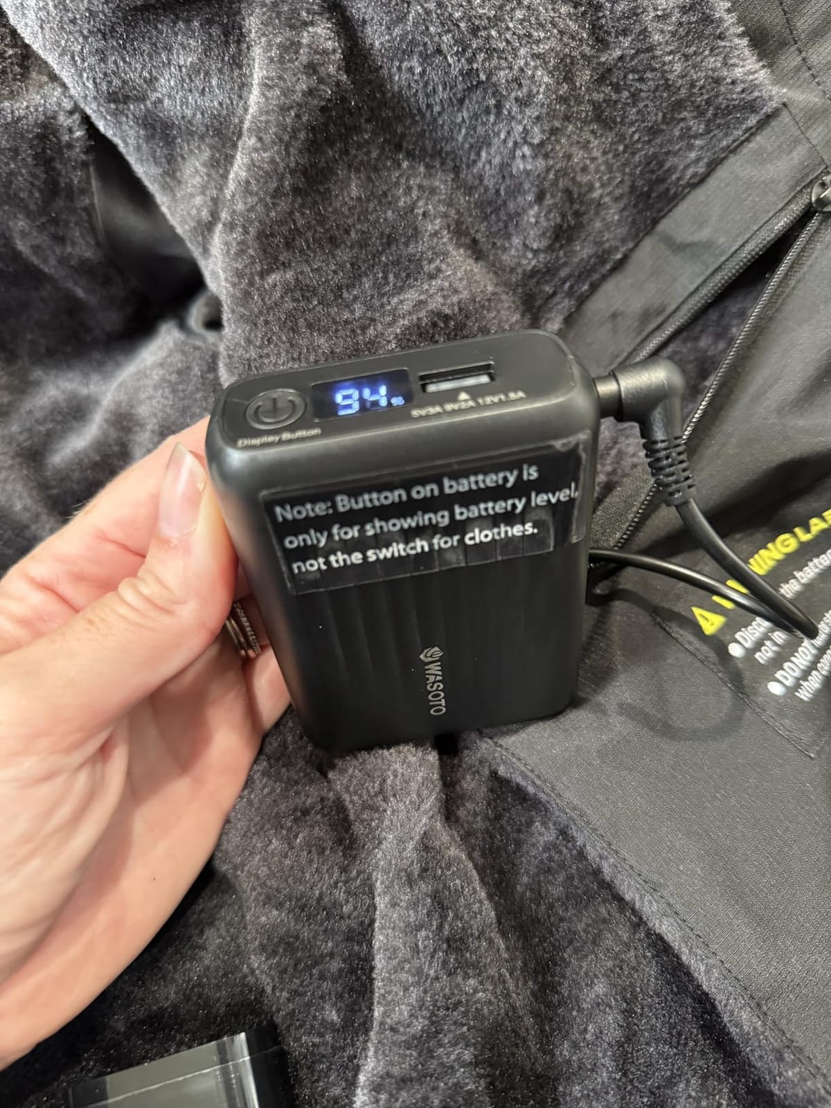Heated Jackets for Men Fur Lining with 18400mAh Battery Pack Charger included Rechargeable Waterproof for Hunting Work customer photo 2