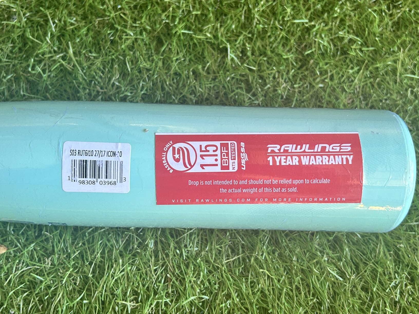 Rawlings 2026 ICON Baseball Bat | USSSA | 2 Pc. Composite customer photo 2