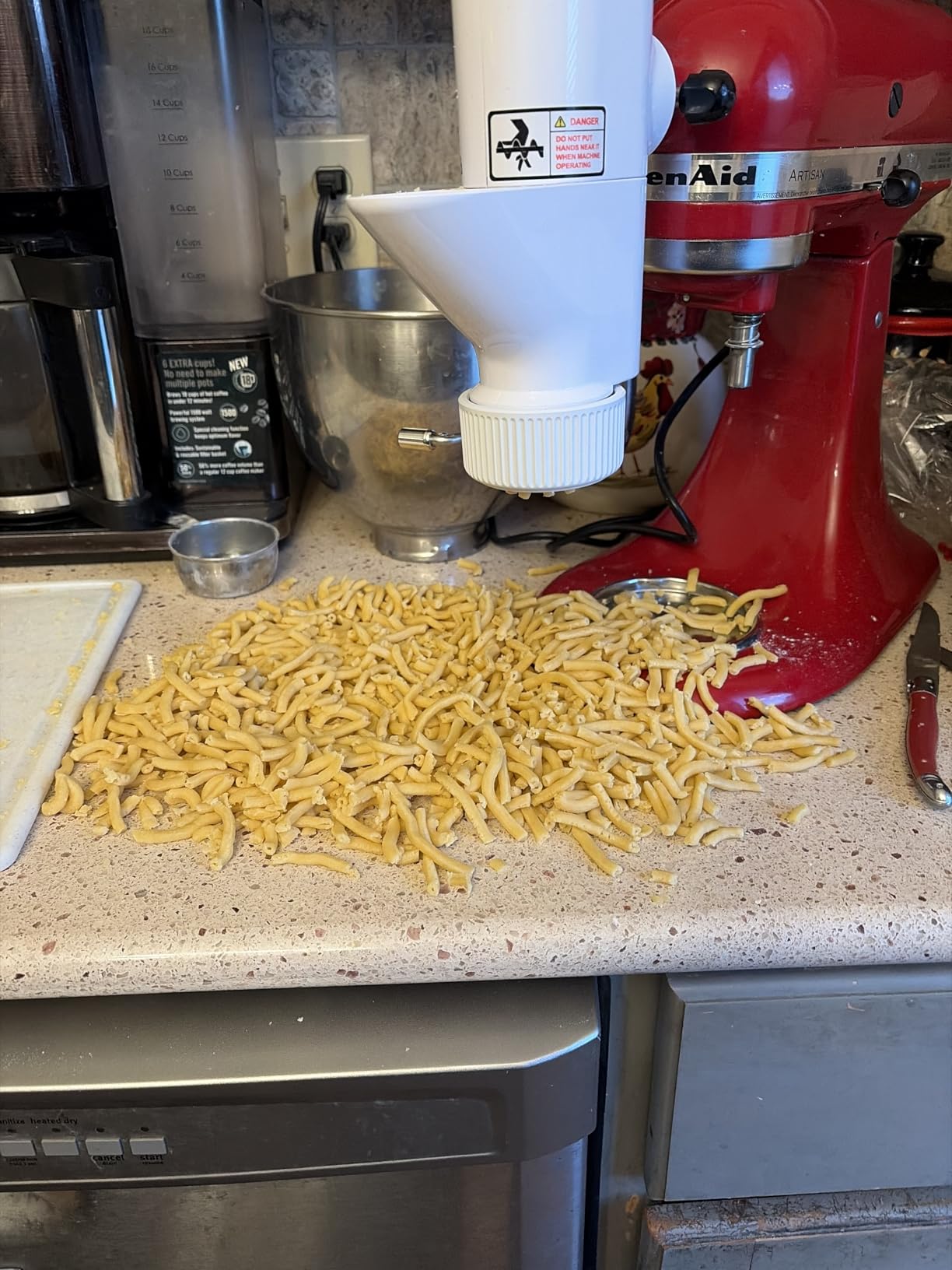 Gourmet Pasta Press Attachment for KitchenAid Stand Mixers | Pasta Maker Kitchenaid Attachment With 7 Interchangeable Pasta Plates, For Kitchen aid Pasta Attachment customer photo 1