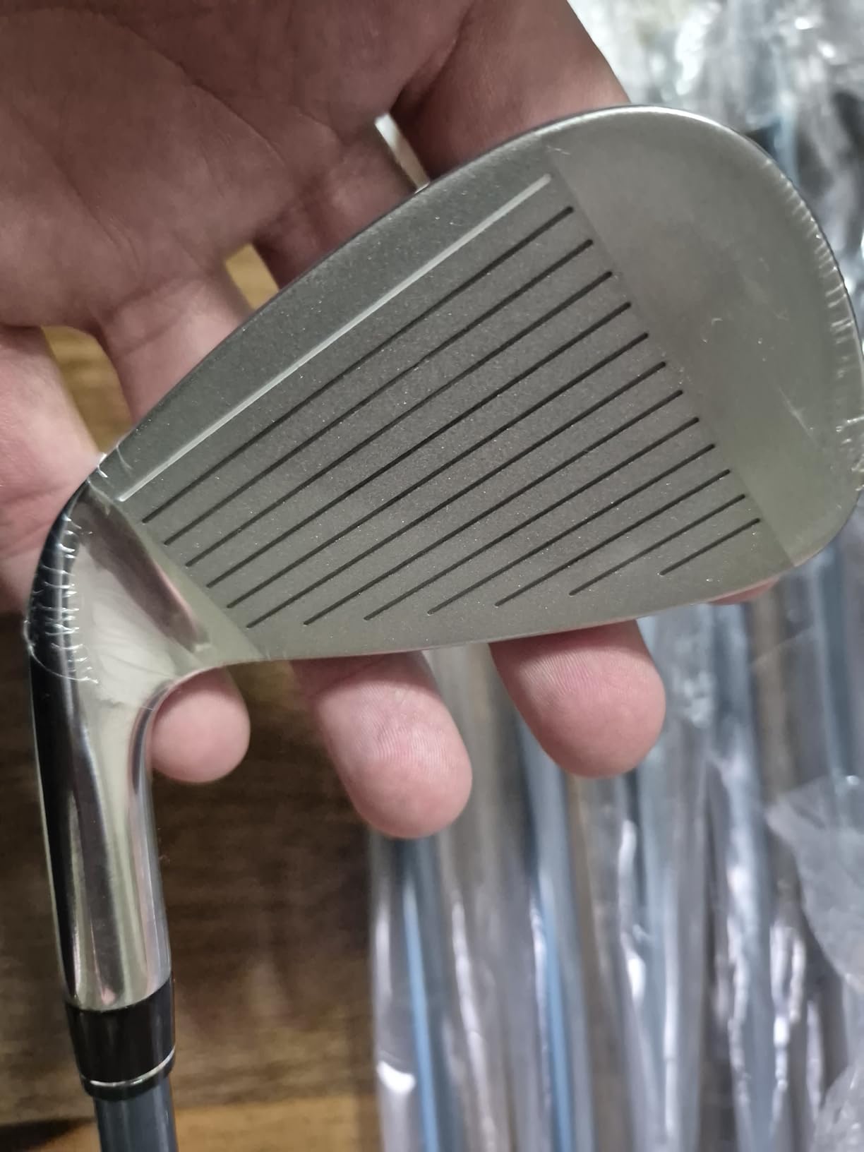 PGM 7 Piece Men's Golf Iron Set for Right Handed with Forgiving Design | Cavity Back Wide Sole Golf Club Iron with Precision Balanced Shaft and Easy Control Grip Includes 5 to 9 PW SW customer photo 1