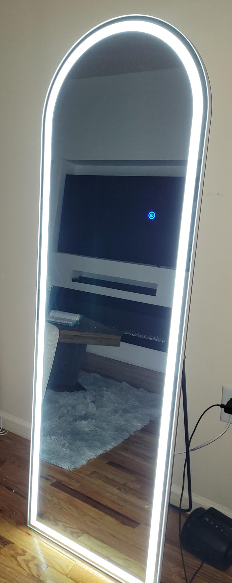 DUMOS Arched Full Length Mirror Lighted, 20