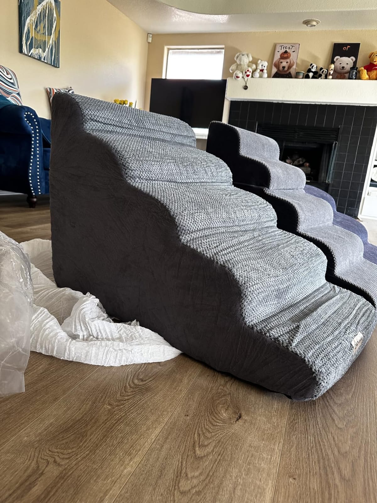 Extra Wide Dog Stairs for Large Dogs, 25